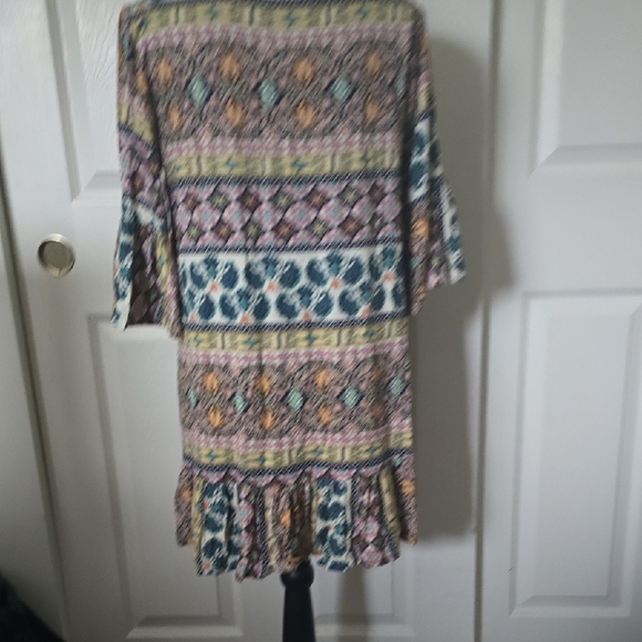 Bohemian Multicolor Women's Blouse - Picture 3 of 3